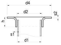 Edelstahl – Überschieb - Bördel